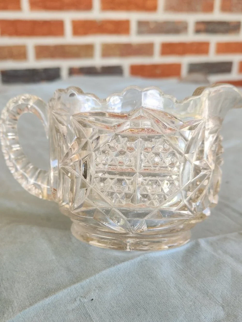 Vintage Star of David Creamer by New Martinsville